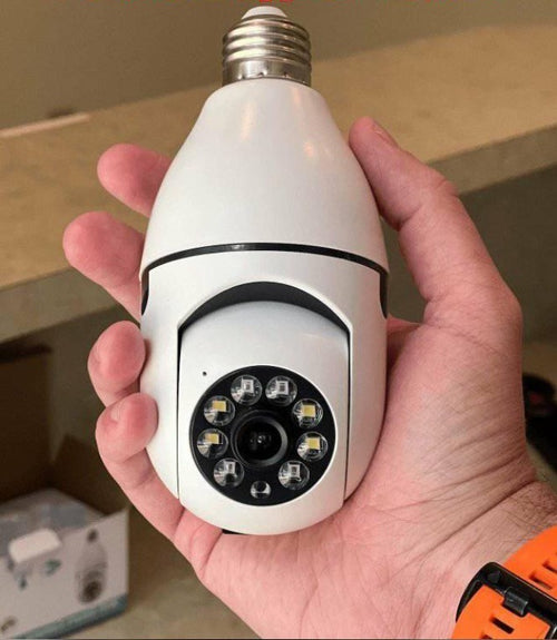 Cámara 360° WiFi con Luz LED