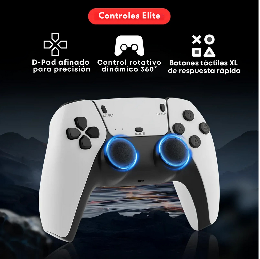 Consola Inalambrica Retro Pro - ¡Vuelve a vivir tu infancia con la Consola Retro de +60.000 Juegos! 🎮