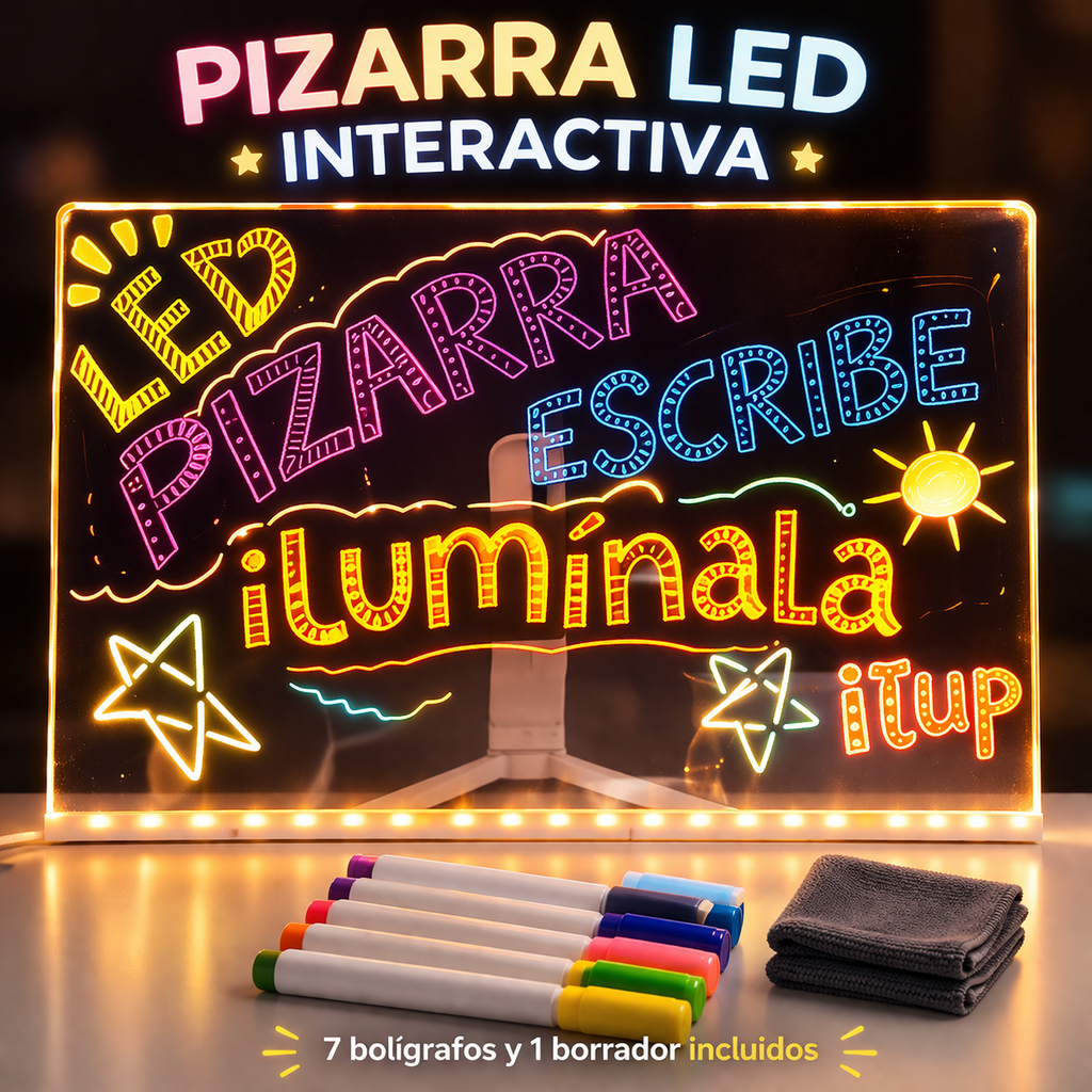 Pizarra LED Kidsy® Grande (20x30)