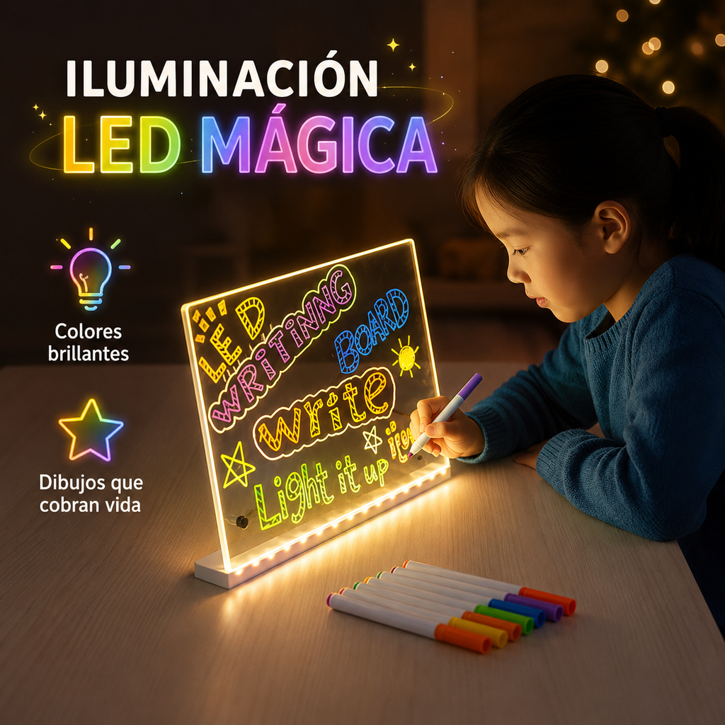 Pizarra LED Kidsy® Grande (20x30)