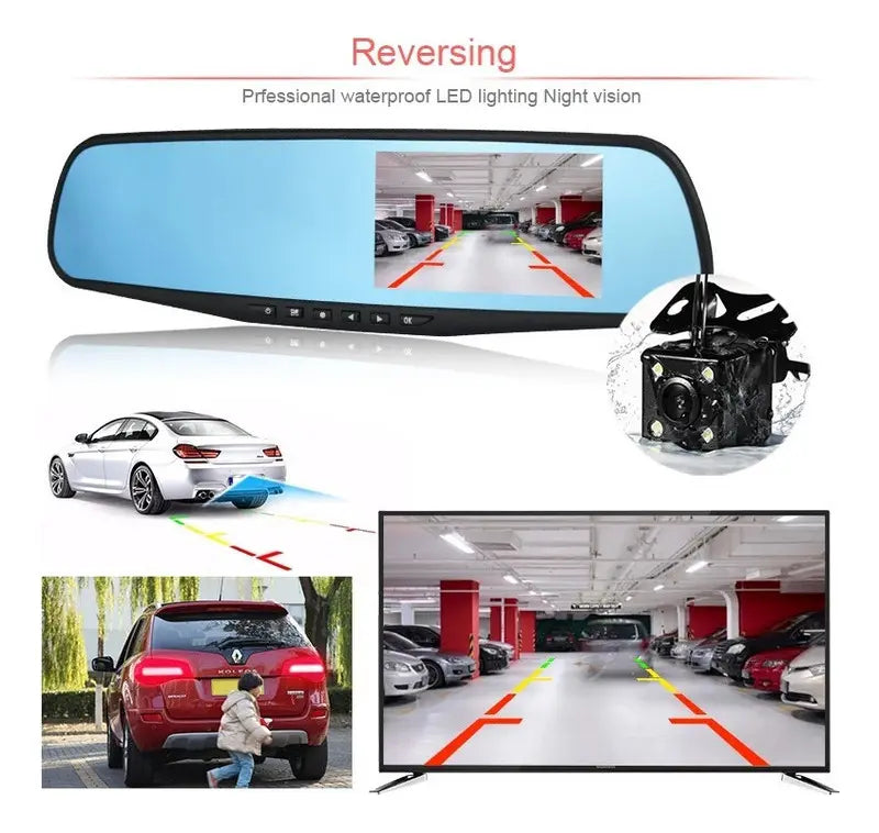 PANTALLA RETROVISOR DE CARRO