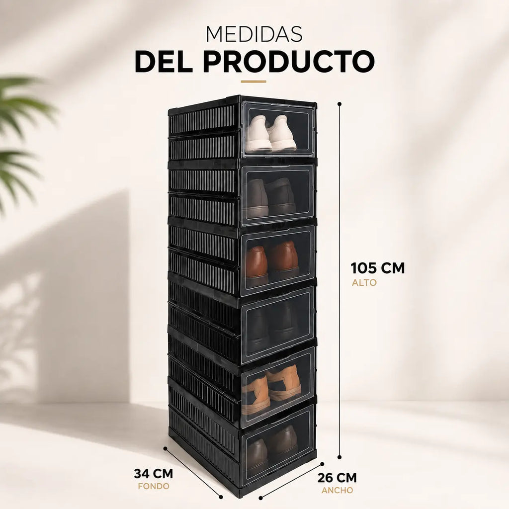 Organizador Zapatos Plegable 6 Niveles