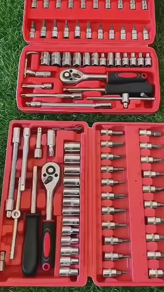 Juego de herramientas de 46 piezas